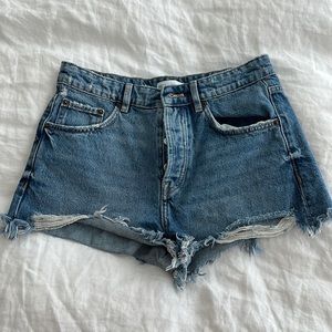 Zara blue shorts size 4